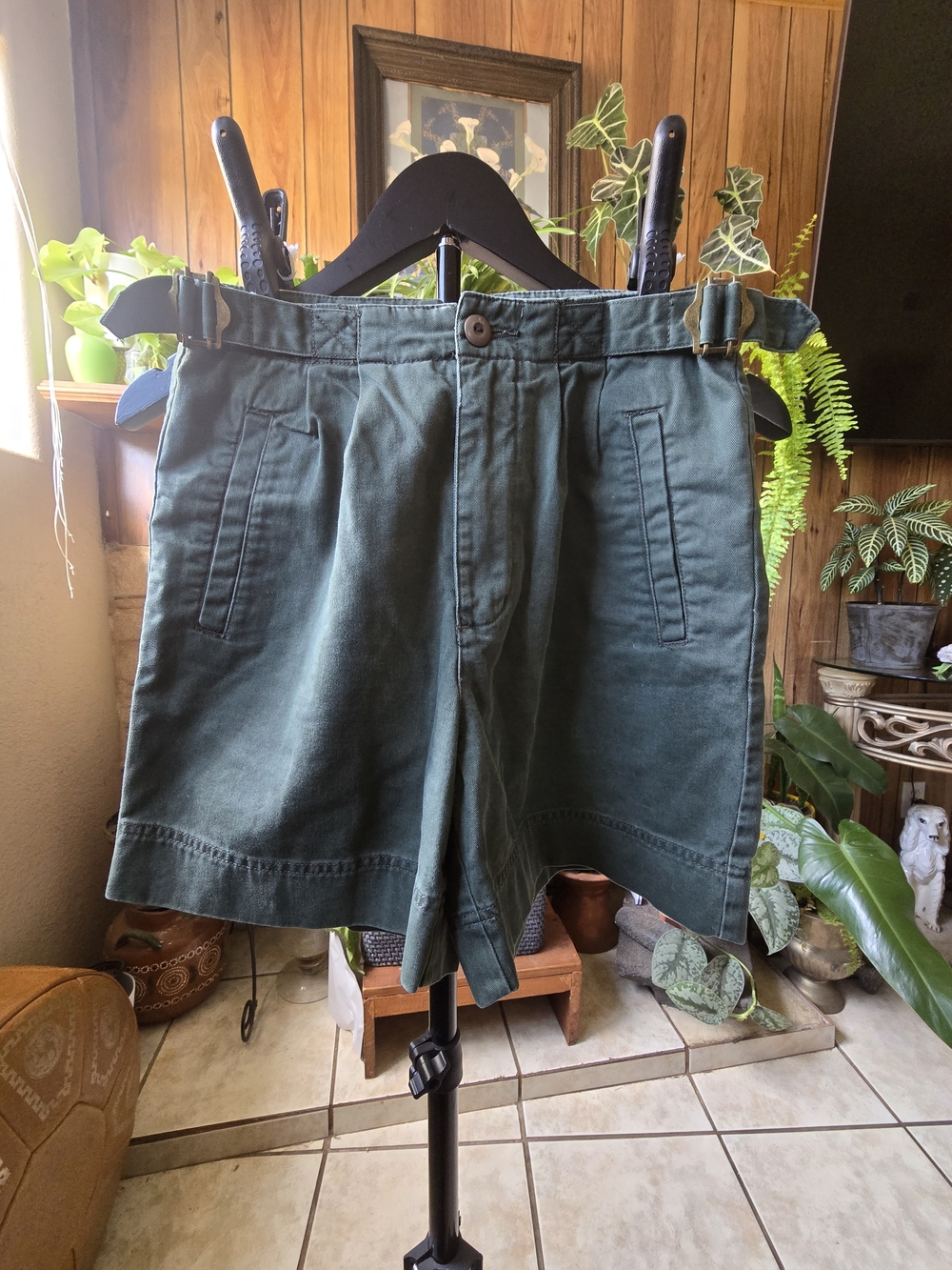 Women's Abercrombie & Fitch Green Casual Shorts